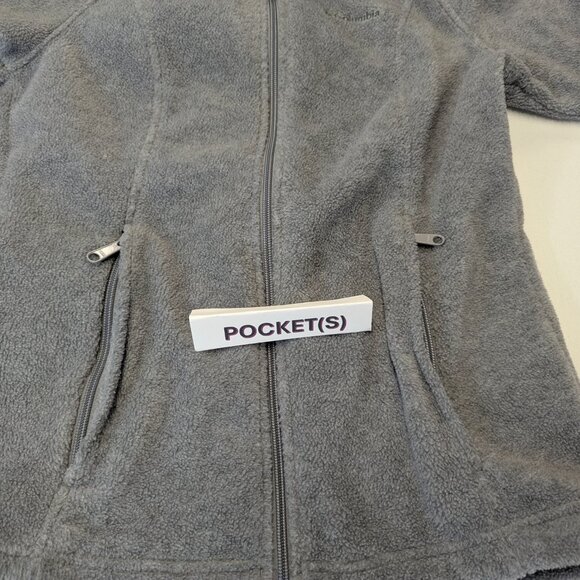 Columbia Size Small Gray Fleece Lightweight Jacket - Picture 3 of 13